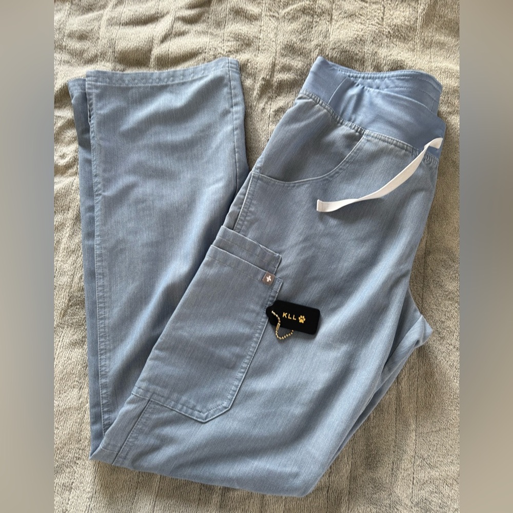 FIGS Light Blue scrub pant - small TALL